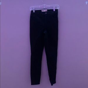 black high waisted jeggings